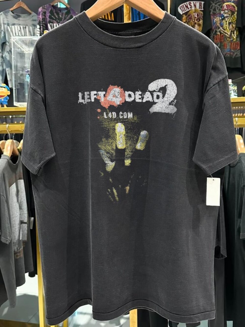 Left 4 Dead 2 2009 Promo Black T-Shirt